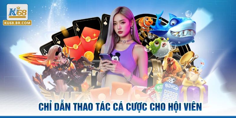 Chỉ dẫn thao tác cá cược cho hội viên